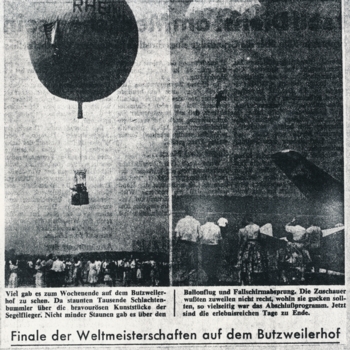 Finale der Segelflugweltmeisterschaft 1960 Kln Butzweilerhof