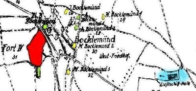 Strecke von Fort IV zur Luftschiffhalle Cln-Bickendorf