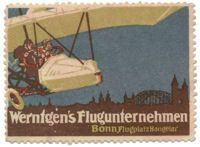 Briefmarke Werntgens Flugunternehmen Bonn-Hangelar
