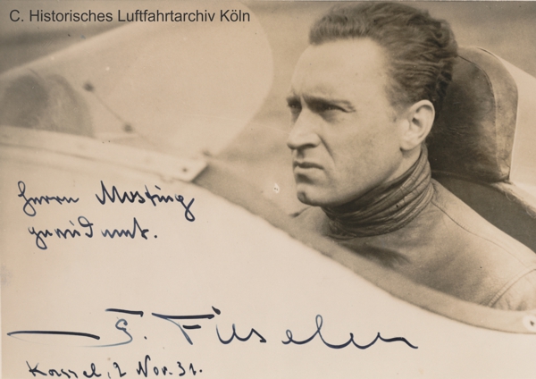 Autogramm Gerhard Fieseler