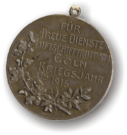 Luftschiffer Medaille 1915 Luftschifftrupp 4