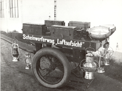 Scheinwerferwagen der Luftaufsicht