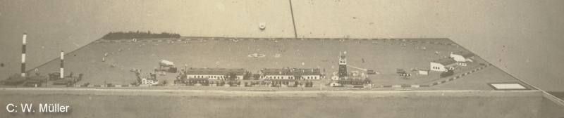 Modell Flughafen Köln Butzweilerhof ILA 1929
