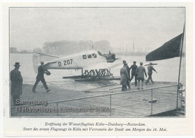 Wasserflugzeughafen an St. Kunibert  Kln 