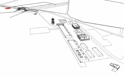 Grafik Flughafen Kln Butzweilerhof Festung Kln