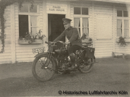 Baracke der Luftpolizei Flughafen Köln Butzweilerhof 1926