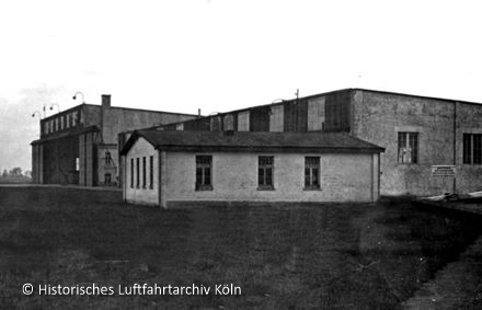 Kantine fr die Flugzeugtechniker auf dem Flughafen Kln Butzweilerhof 