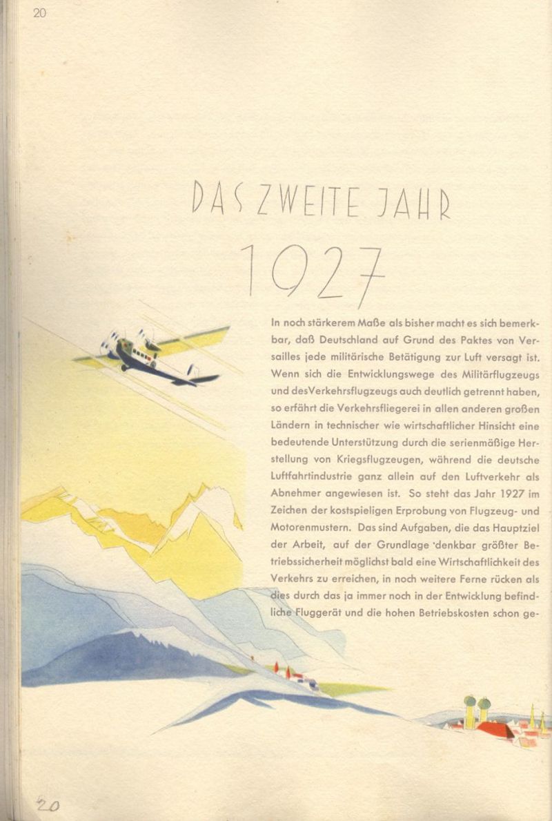 Jahrbuch der Lufthansa 1926 - 1936