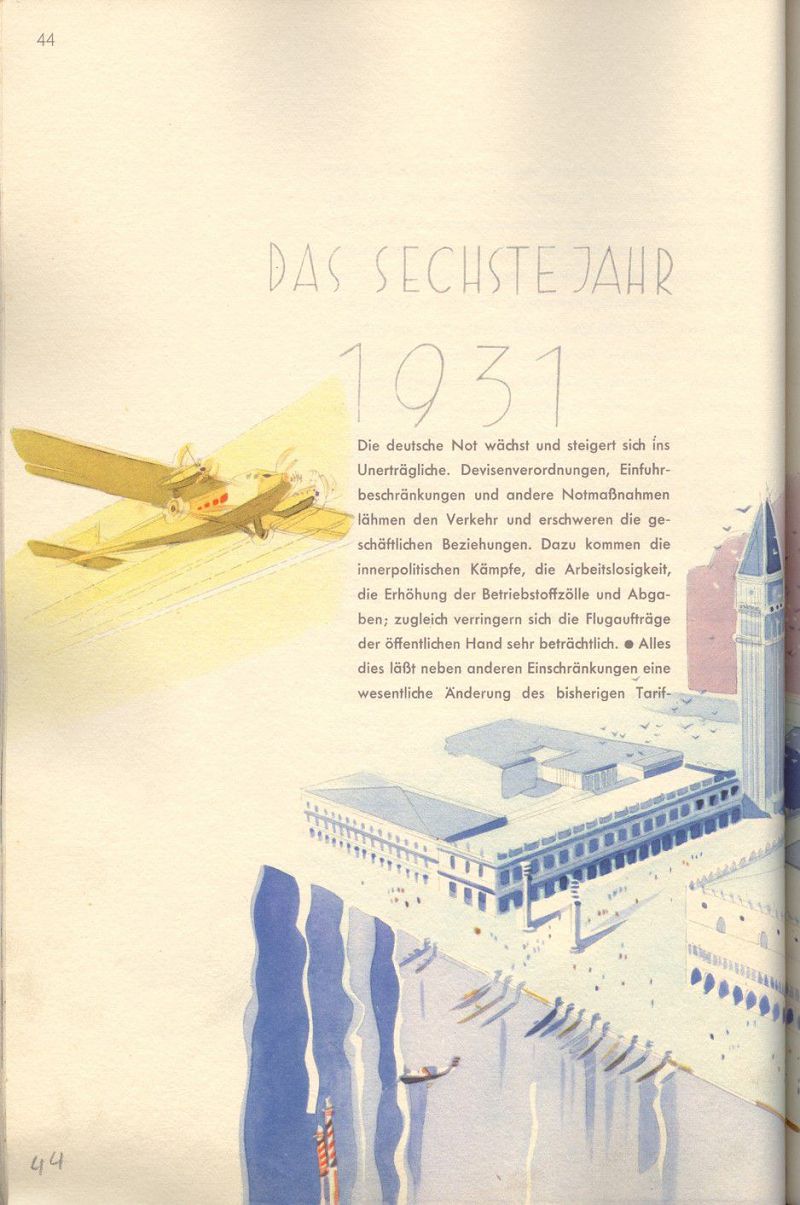 Jahrbuch der Lufthansa 1926 - 1936