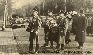 Beerdigung eines Luftpolizisten in Kln 
