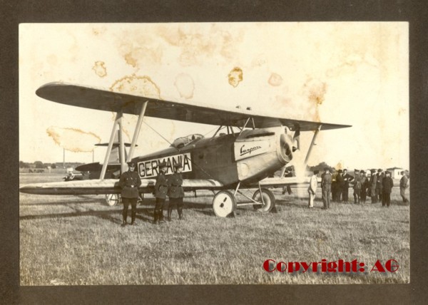 Caspar C 32 "Germania" auf dem Flughafen Köln Butzweilerhof