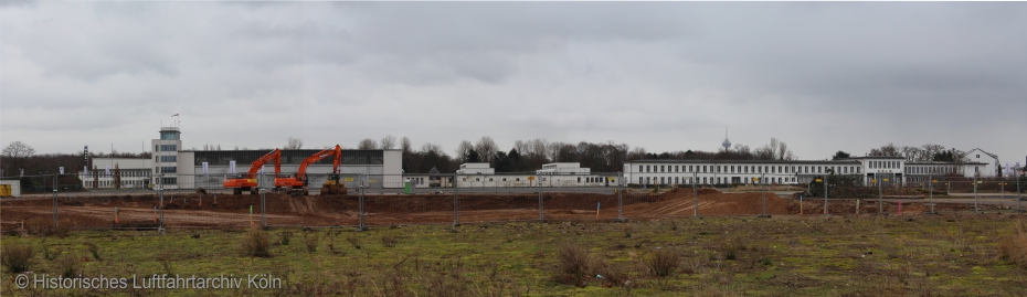 Panorama Flughafen Kln Butzweilerhof Januar 2016