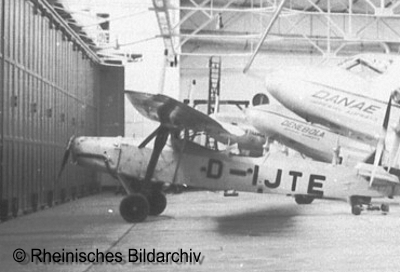 D-IJTE Wettererkundungsflugzeug Focke Wulf 47 auf dem Flughafen Kln Butzweilerhof