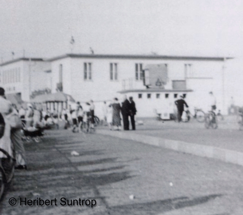 Sicht auf den alten Flughafen der Stadt Köln