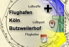 Die Luftwaffe zieht auf dem Butzweilerhof ein. 