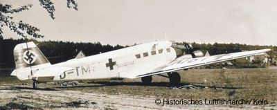 Sanitätsflugzeug Junkers Ju 52 D-TMBT Köln Ostheim