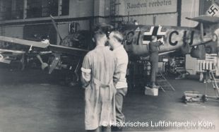 Messerschmitt Bf 109 auf dem Fliegerhorst in Köln-Ostheim