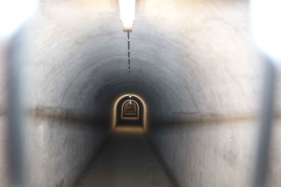 Einer der Gnge im belgischen Fort Eben Emael. 