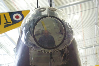 Das Heck-MG einer Lancaster