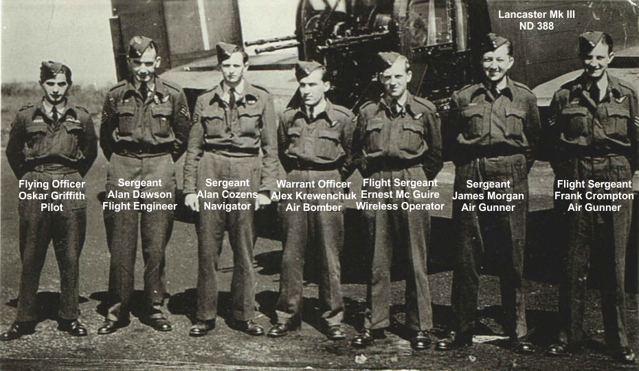 The crew of Lancaster ND 388