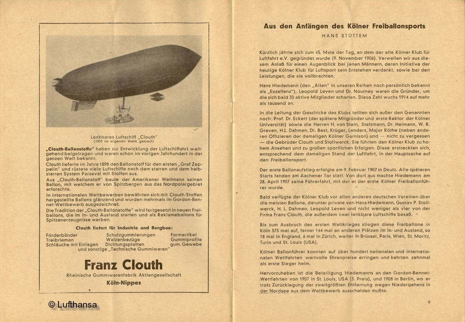 Fest der Flieger am Rhein - Kln 1951
