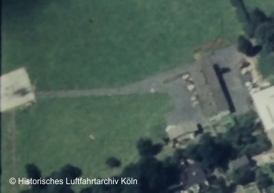Luftbild des Hubschrauberflughafen Köln
