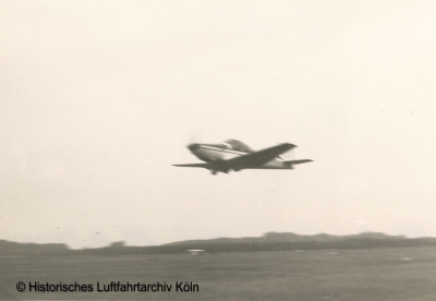 D-EKEZ Falco F-8L - Sternflug "Luftschlacht um England" 1969 Butzweilerhof