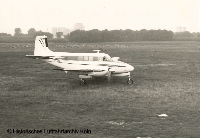 D-ILSO Queen Air 65 - Sternflug "Luftschlacht um England" 1969 Butzweilerhof