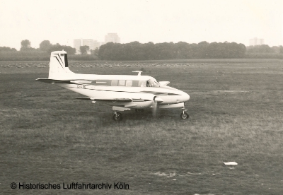 D-ILSO Queen Air 65 - Sternflug "Luftschlacht um England" 1969 Butzweilerhof