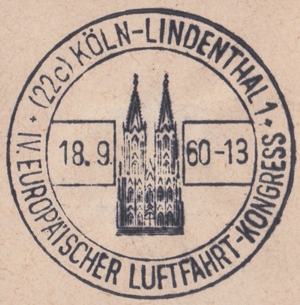 Europischer Luftfahrtkongress 1960 Kln 