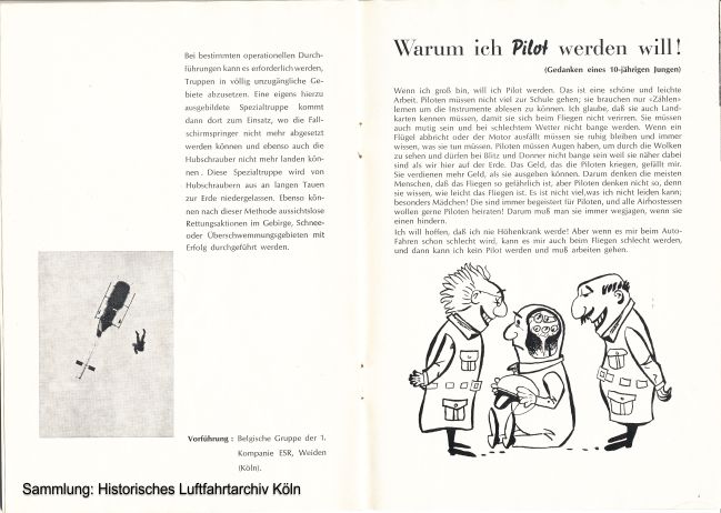 Programmheft des Groen internationalen Flugtages von 1968 auf dem Flugplatz Kln  Butzweilerhof