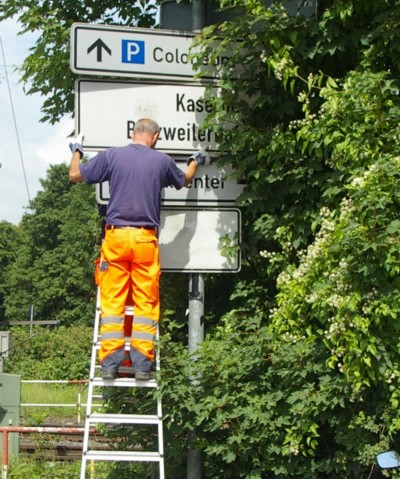 Schild Kaserne Butzweilerhof