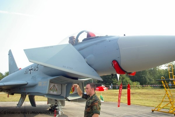 Eurofighter bei der Deutschen Luft- und Raumfahrt Kln-Wahn