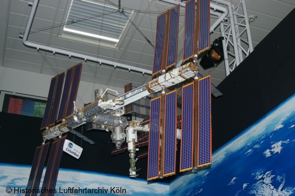 Modell der ISS bei der DLR