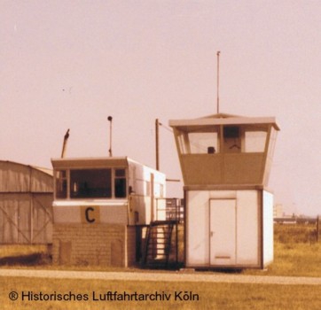 Die Luftaufsichtsbaracke der Sportflieger vom Butzweilerhof