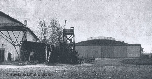 Scheinwerferturm Fliegerstation Köln Butzweilerhof 1918