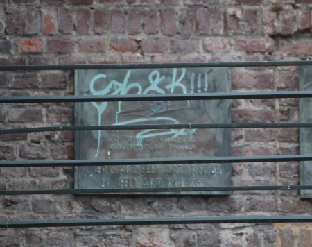 Gedenktafel für die Gefallenen der Artillerie Köln
