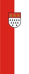 Flagge der Stadt Köln