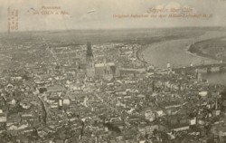 Wallpaper  Panorama K&ouml;ln 1909